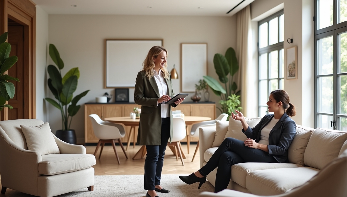 Professional interior styling consultation